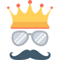 moustache gadżety na studniówce